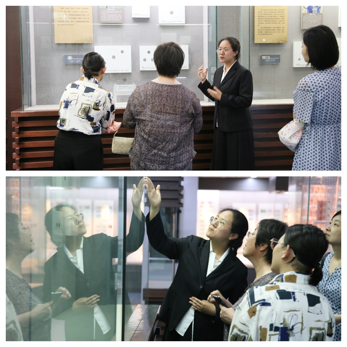 20230520中共党史党建研究院活动嘉宾到馆参观.jpg
